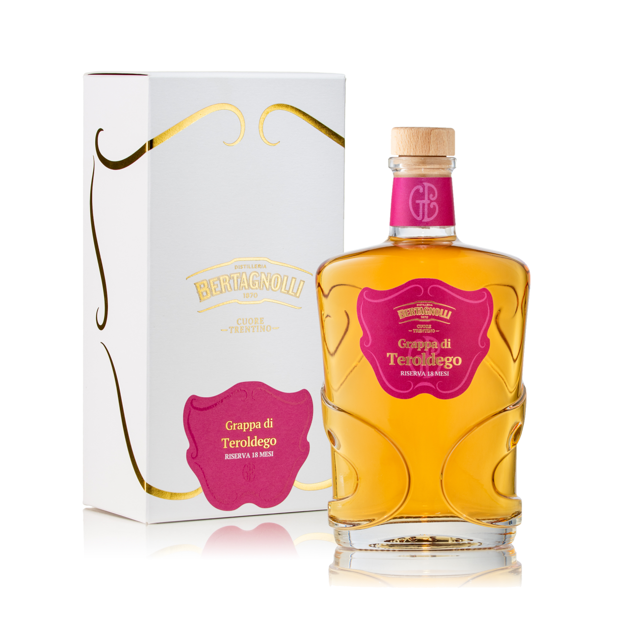 Grappa Teroldego Riserva 18 Monate Barrique